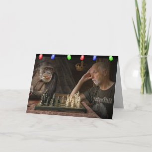 LET'S GO BRANDON FUNNY MONKEY CHRISTMAS CARDS