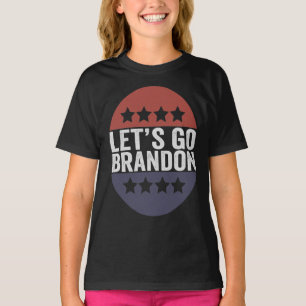 Let's go Brandon Funny Patriotic American Flag T-Shirt
