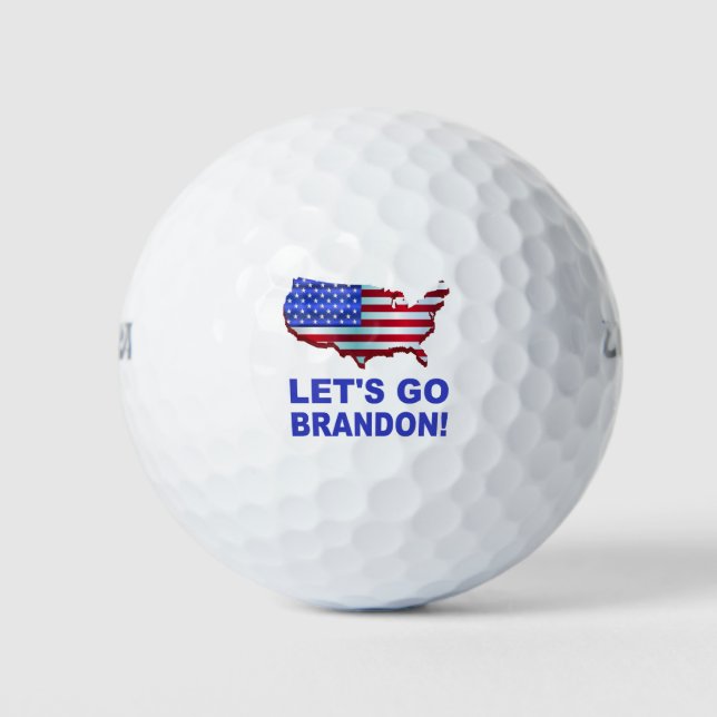 Let's Go Brandon! Golf Balls (Front)
