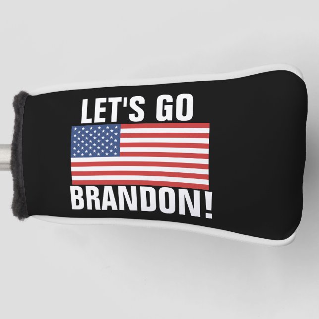 LET'S GO BRANDON! GOLF HEAD COVER (Front)