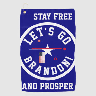 Lets go Brandon Golf Towel