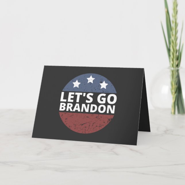 let's go brandon holiday card (Front)
