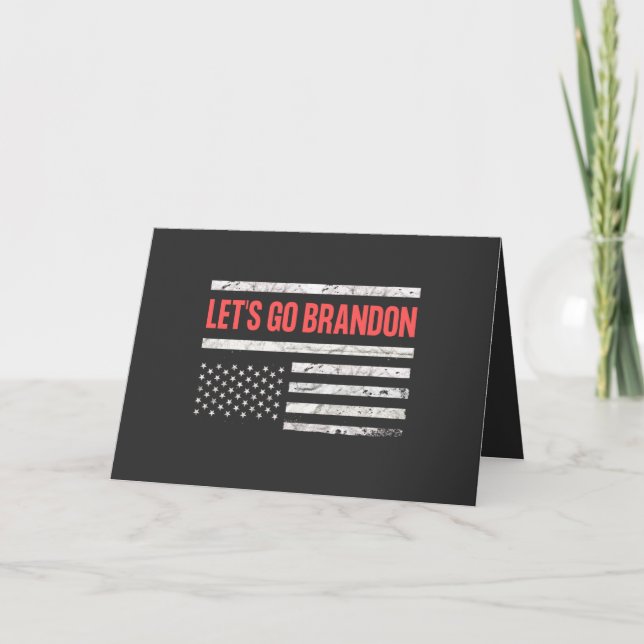 Let's Go Brandon Holiday Card (Front)