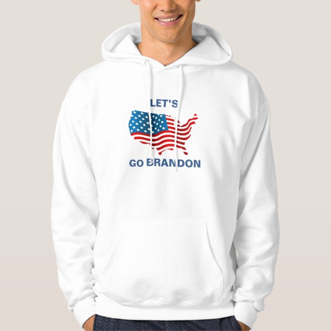 Lets Go Brandon   Hoodie (Front)