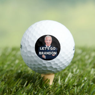 LET'S GO BRANDON JOE BIDEN GOLF BALLS