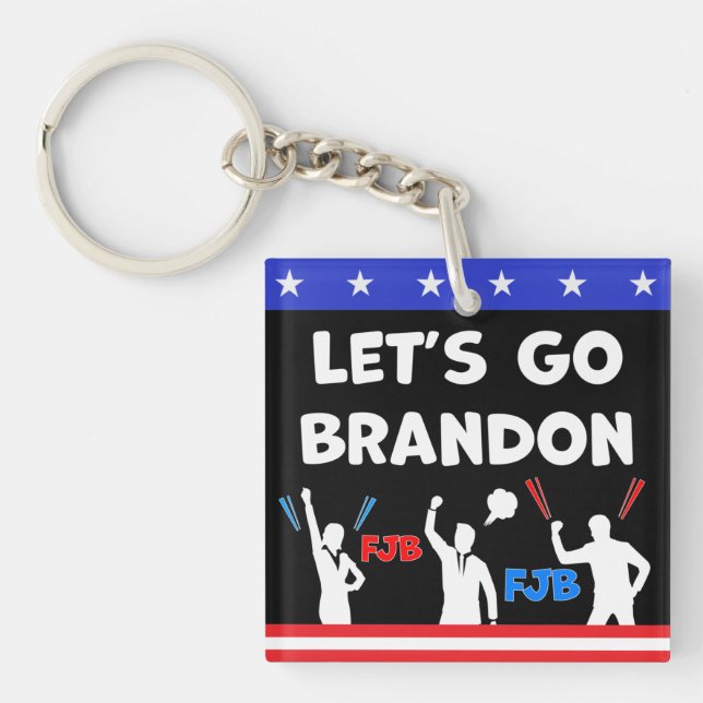 Let's Go Brandon Key Ring (Front)