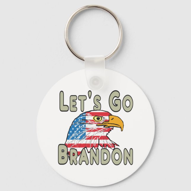 Let's Go Brandon Key Ring (Front)