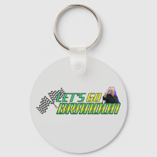 Let's Go Brandon Key Ring
