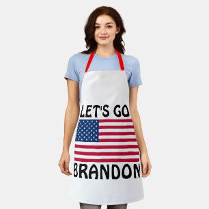 LET'S GO BRANDON KITCHEN APRONS