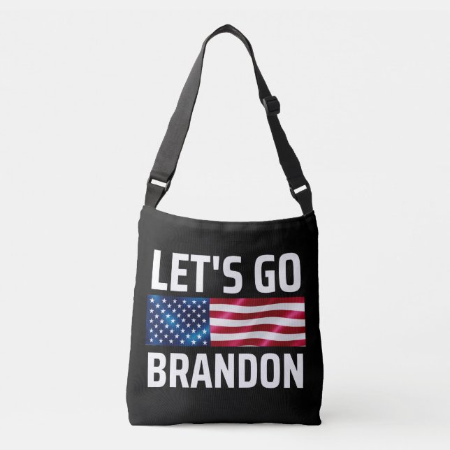 lets go brandon lets go brandon crossbody bag (Front)