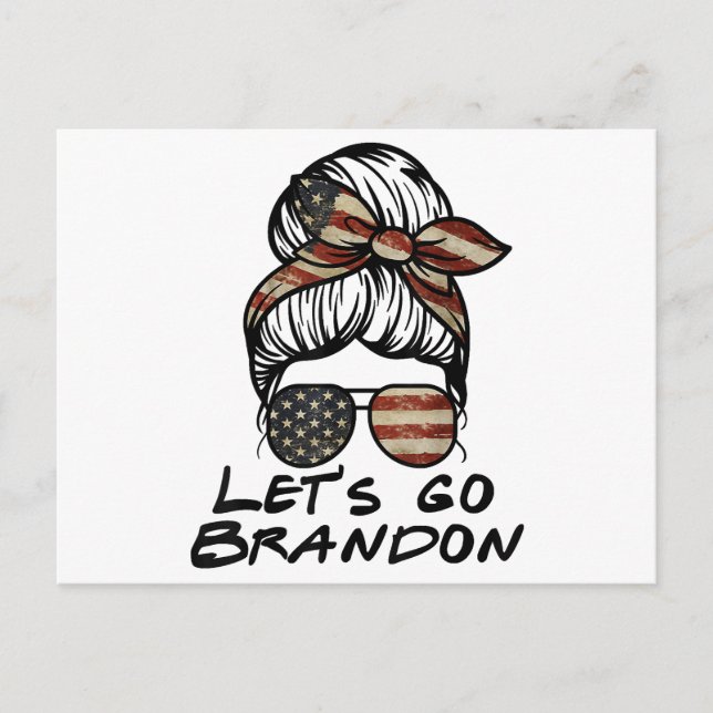 Let's Go Brandon, Lets Go Brandon  Holiday Postcard (Front)
