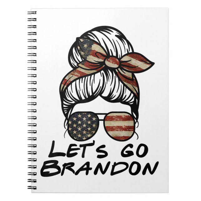 Let's Go Brandon, Lets Go Brandon  Notebook (Front)