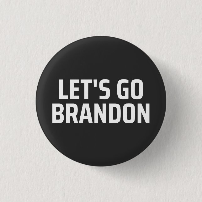 let's go brandon Magnet 3 Cm Round Badge (Front)