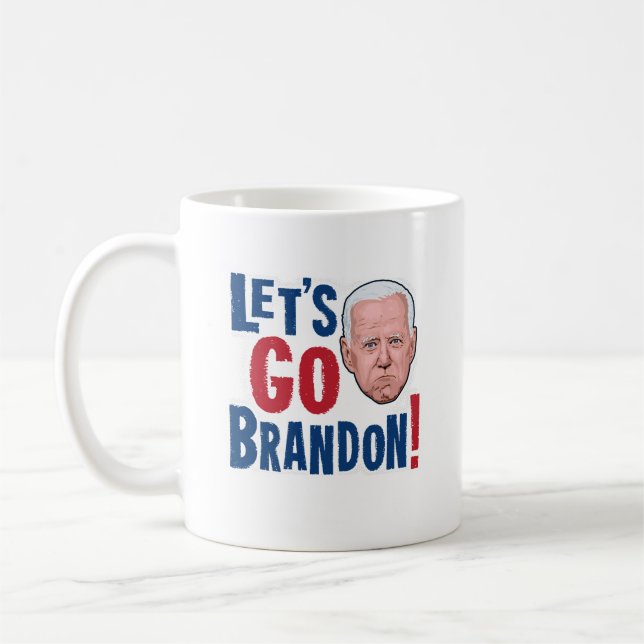 Let's Go Brandon mug (Left)
