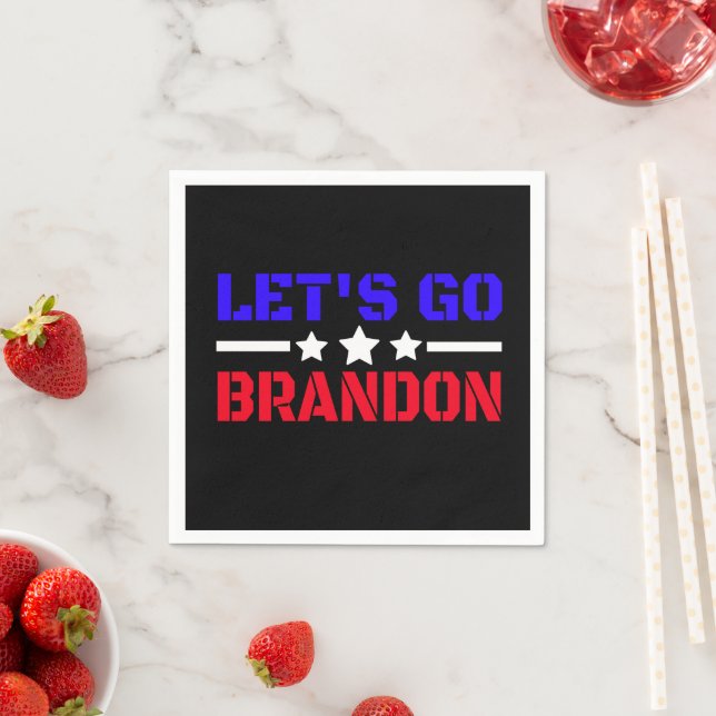 Let's Go Brandon      Napkin (Insitu)