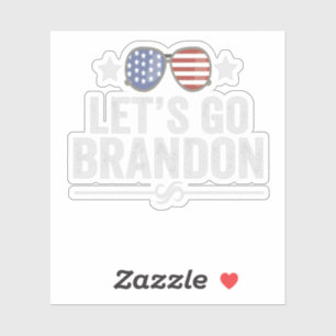 Let's go Brandon Patriotic American Sunglasses
