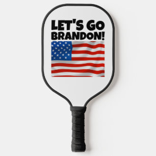 LET'S GO BRANDON! patriotic PICKLEBALL PADDLE