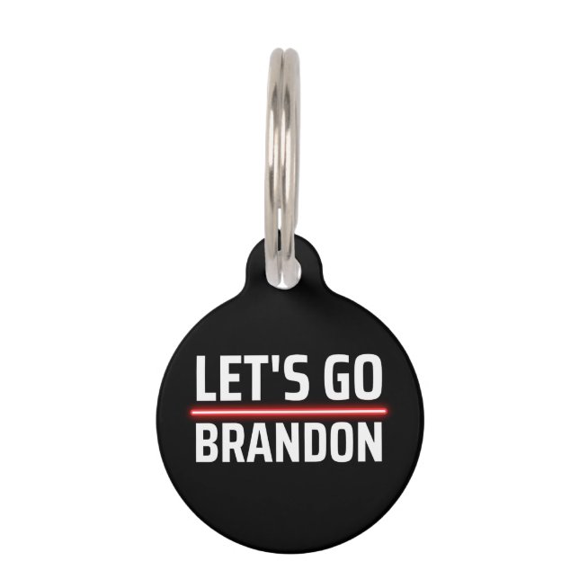 let's go brandon pet tag (Front)