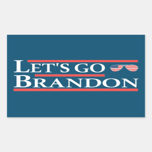 Let's Go Brandon Rectangular Sticker
