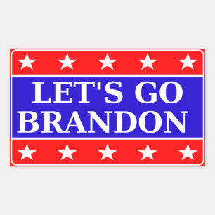 Let's Go Brandon Rectangular Sticker