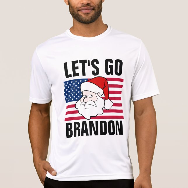 LET'S GO BRANDON SANTA CLAUS T-Shirts (Front)
