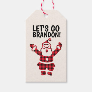 LET'S GO BRANDON! SANTA GIFT TAGS