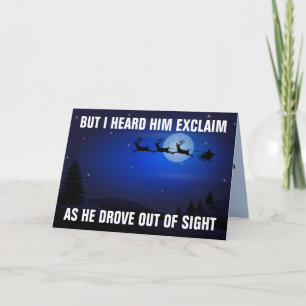 LET'S GO BRANDON! SANTA OVERSIZED CHRISTMAS CARDS