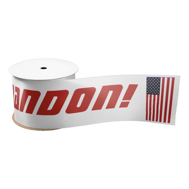 Let's go Brandon Satin Ribbon (Spool)