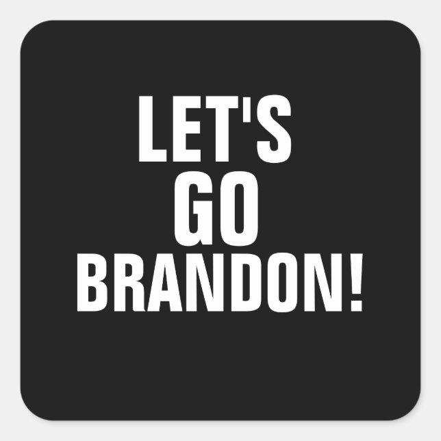 LET'S GO BRANDON! STICKERS DECALS (Front)