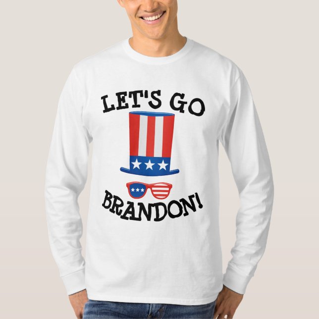 LET'S GO BRANDON! T-SHIRTS TEES (Front)