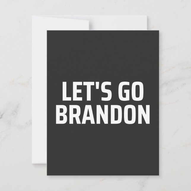 let's go brandon thank you card (Front)