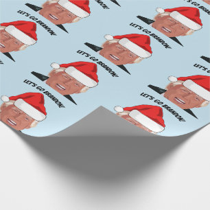 LET'S GO BRANDON! TRUMP CHRISTMAS WRAPPING PAPER