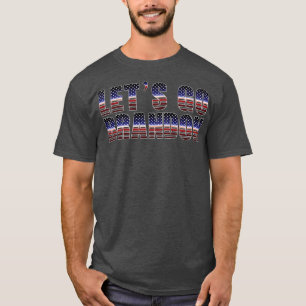 Lets Go Brandon Typography Meme T-Shirt