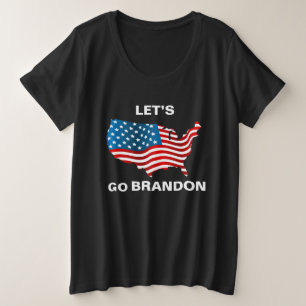 Lets Go Brandon Womens      Plus Size T-Shirt