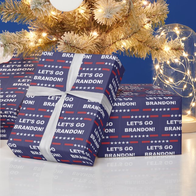 Let's Go Brandon Wrapping Paper (Holidays)