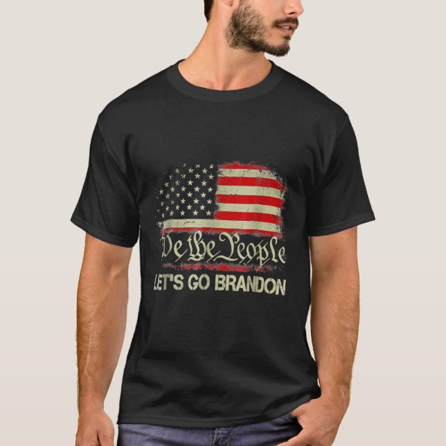 Let's Go Branson Brandon Conservative Anti Liberal T-Shirt (Front)