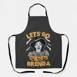 Let's Go Brenda Spooky Halloween Kamala Harris Apron