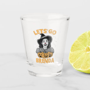 Let's Go Brenda Spooky Halloween Kamala Harris Shot Glass