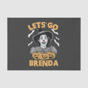 Let's Go Brenda Spooky Halloween Kamala Harris Tissue Paper