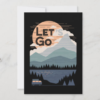 Let's Go Camping, Go Camp Invitation