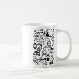 Lets Go Camping Nature Lover Campfire Adventure Aw Coffee Mug
