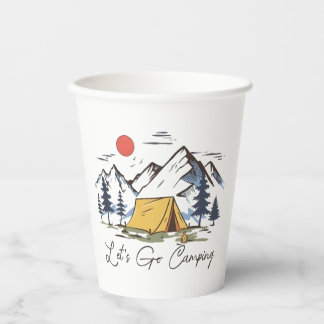 Let's Go Camping Paper Cups