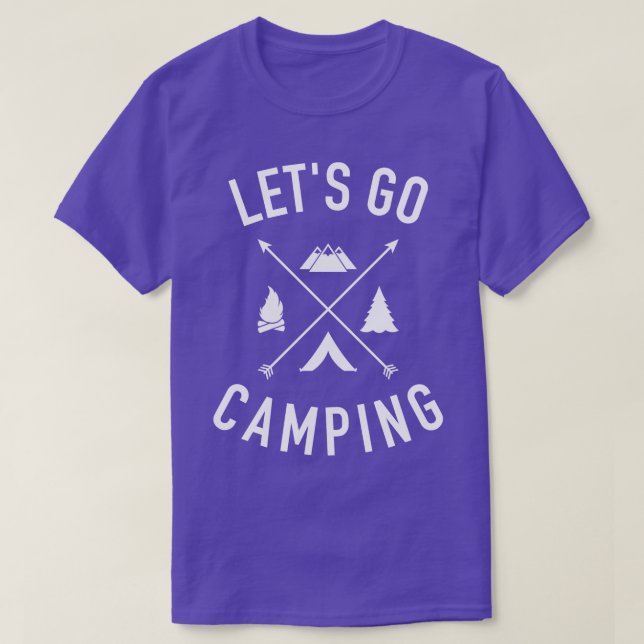 Lets go camping T-Shirt (Design Front)