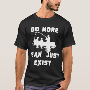 Let's go!Cat goes fishing. T-Shirt