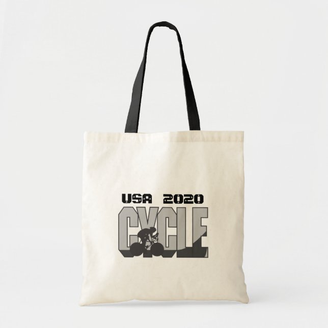 Lets Go Cycling - Tote Bag (Front)