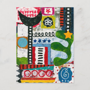 Let's Go Dancing Postcard