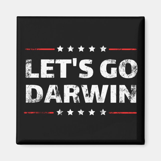 Let's Go Darwin Magnet (Front)