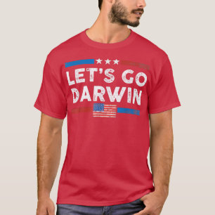 Lets Go Darwin US Flag Vintage T-Shirt Copy