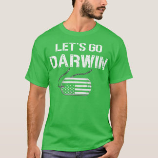 Lets Go Darwin USA Flag T-Shirt