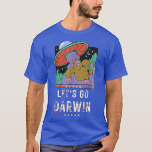 Let's Go Darwin USA Flag Vintage Fauci Ouchie Alie T-Shirt
